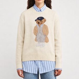 Polo Bear Wool Cashmere Blend Sweater - size M